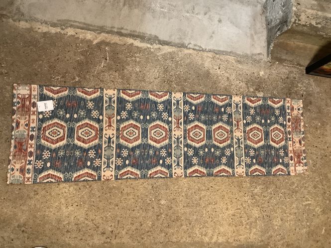 Hovedbilde Løper ,,kelim,, 40x140 cm. Blå
