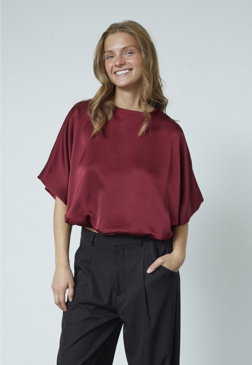 Gufo blouse, bordeaux 
