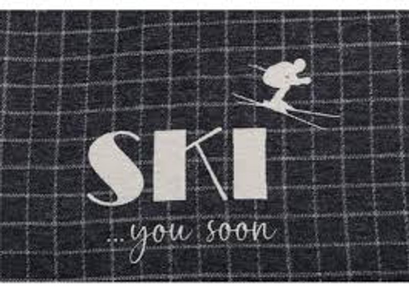Pledd Silveretta ‘’Ski you soon’’