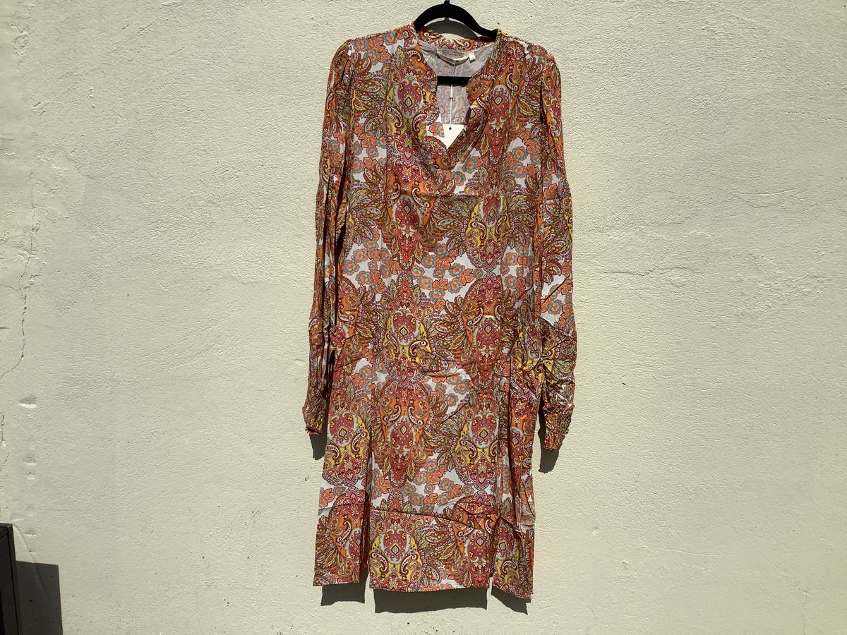 CRAstra dress, orange paisley