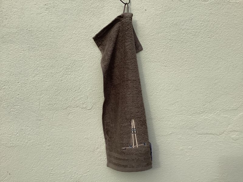 Ski hånkle str 30x50cm, mocca